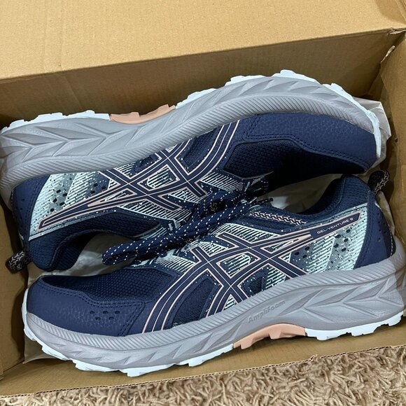 ASICS Women’s Gel-Venture 9 Trail Running Shoes Navy, Size 10 (New) - Picture 5 of 16
